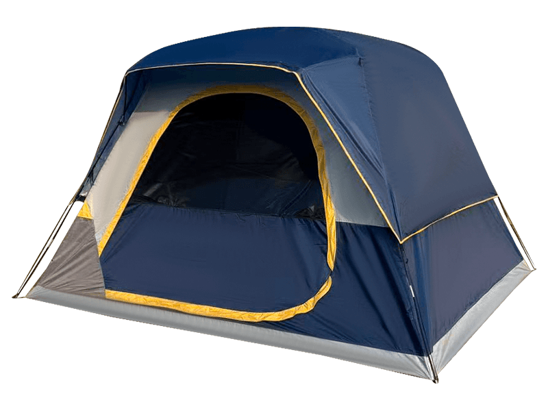 Tenda de acampamento em formato de cúpula fácil de configurar para 3/4/6/8 pessoas