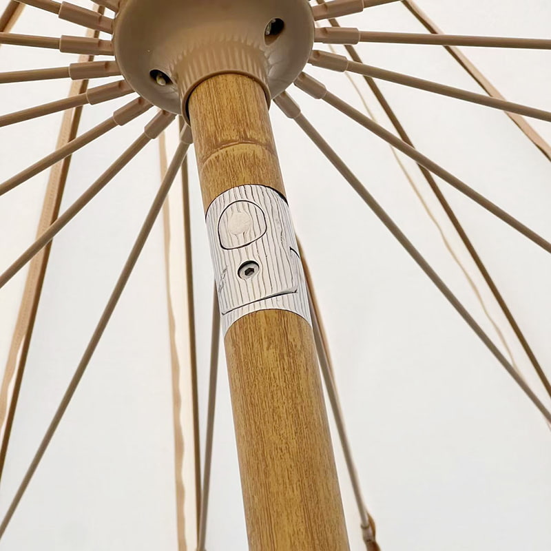 Guarda-chuva de paisagem com manivela manual de 2,8 m