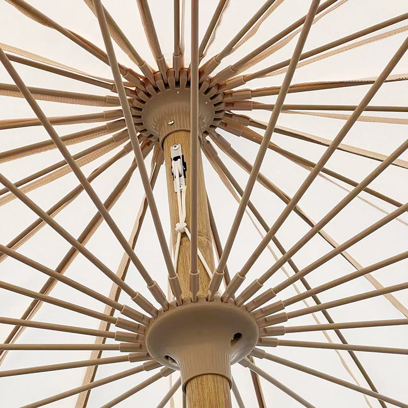 Guarda-chuva de paisagem com manivela manual de 2,8 m