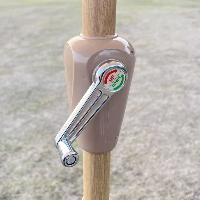 Guarda-chuva de paisagem com manivela manual de 2,8 m