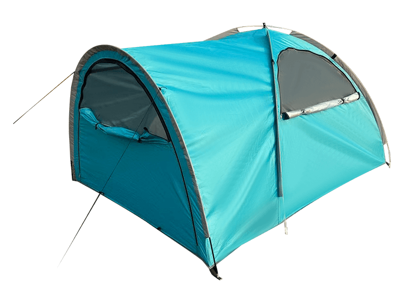 Barraca de acampamento com cama de caminhonete ao ar livre