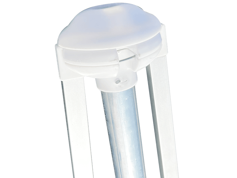 Guarda-chuva de praia decorativo com 2 nervuras 2,8 * 2,4 M