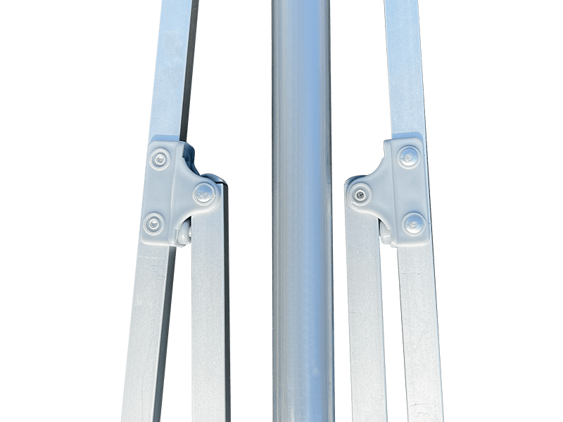 Guarda-chuva de praia decorativo com 2 nervuras 2,8 * 2,4 M