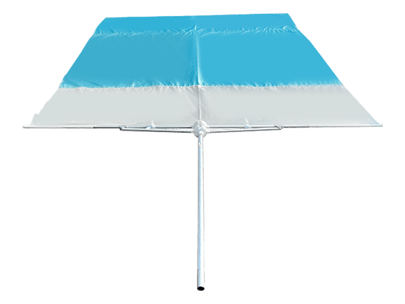 Guarda-chuva de praia decorativo com 2 nervuras 2,8 * 2,4 M