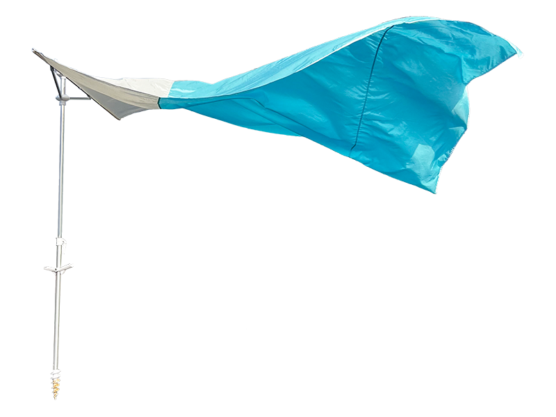 Guarda-chuva de praia decorativo com 2 nervuras 2,8 * 2,4 M