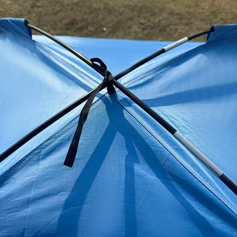 Tenda de praia leve e ventilada em três lados