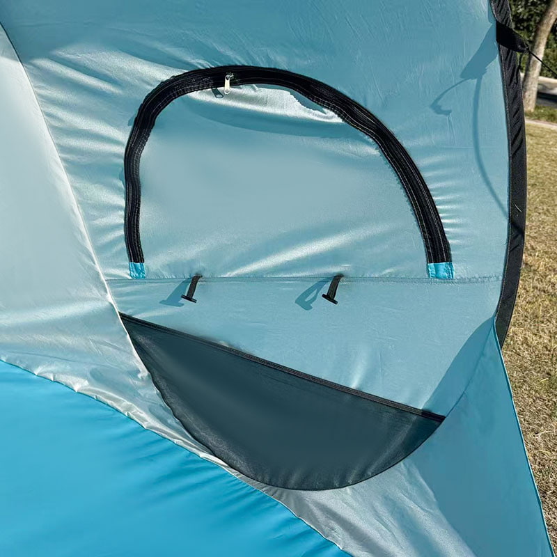 Tenda de praia portátil de configuração rápida para várias pessoas ao ar livre