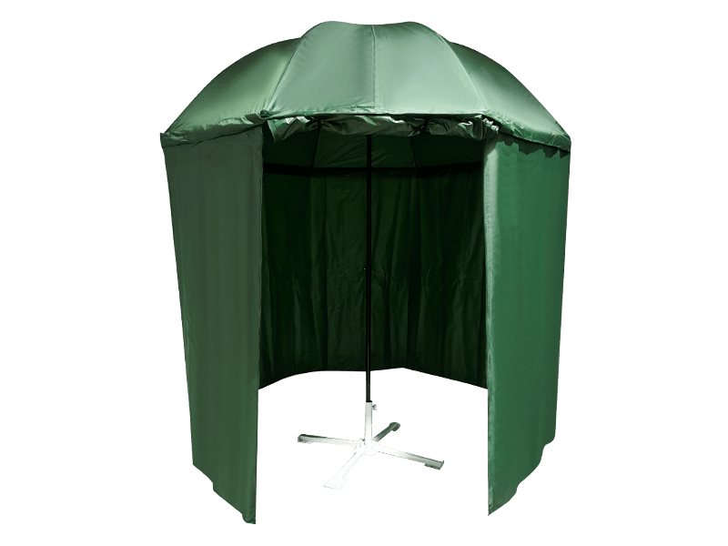 Guarda-chuva de dossel verde militar de 2,2M