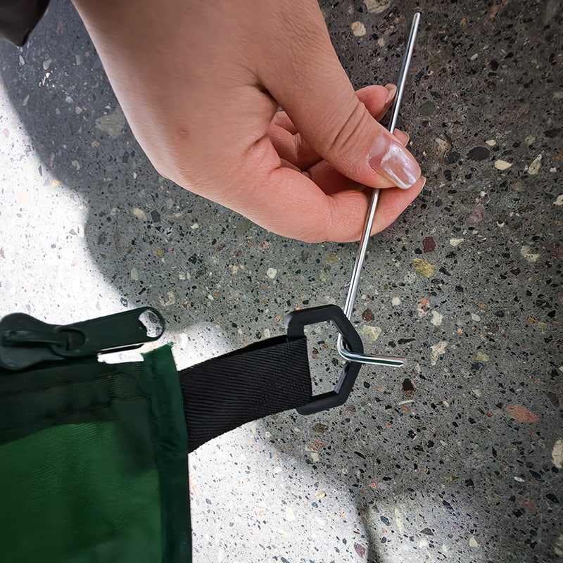 Guarda-chuva de dossel verde militar de 2,2M