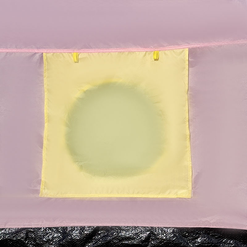 Barraca dobrável colorida ao ar livre para crianças