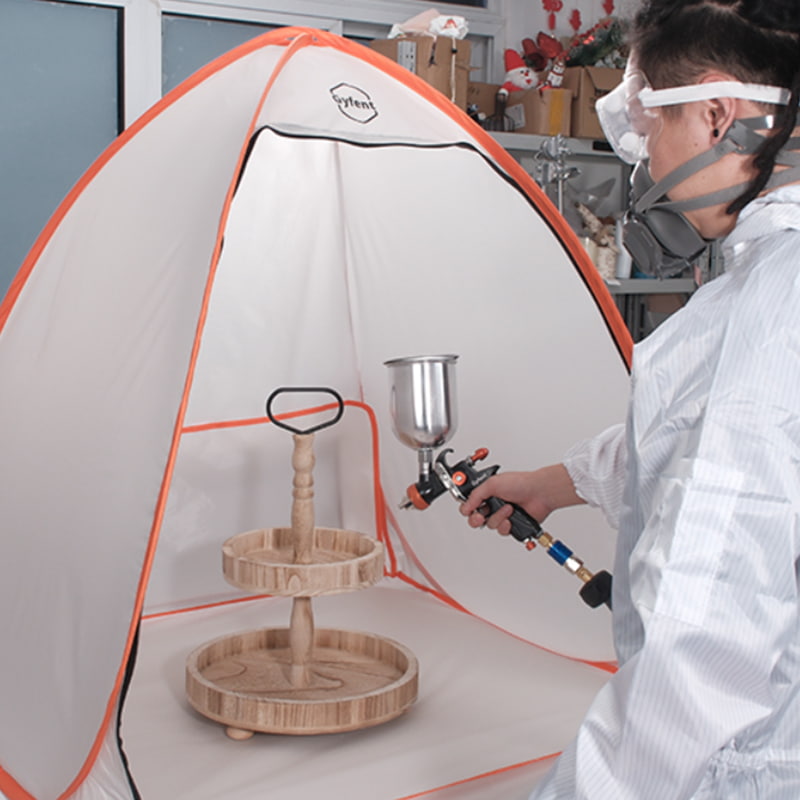 Barraca de armazenamento à prova de chuva com spray portátil pop-up