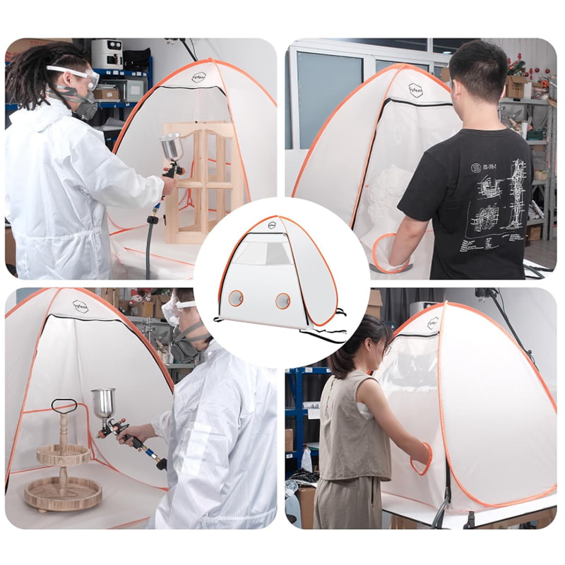 Barraca de armazenamento à prova de chuva com spray portátil pop-up