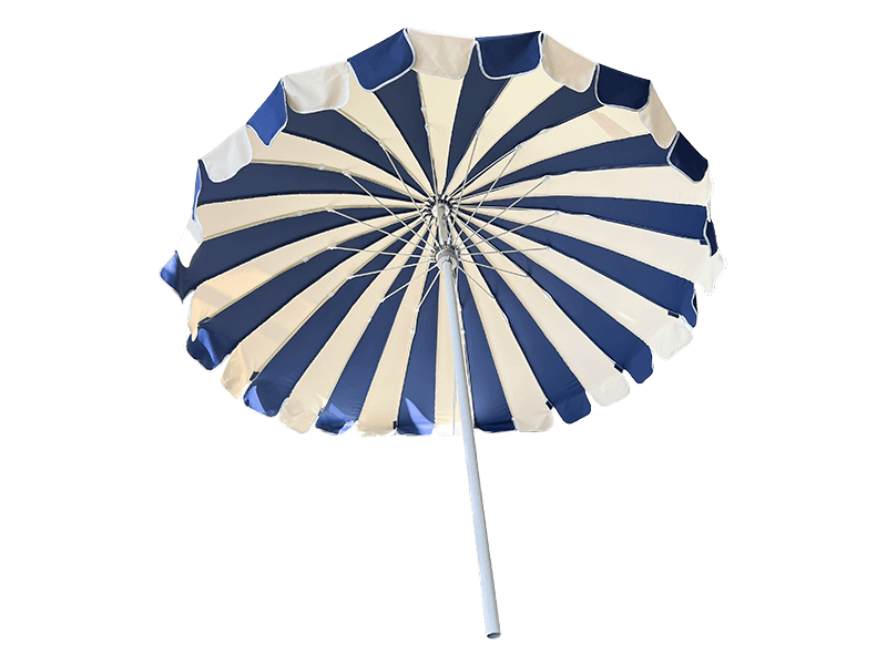 Guarda-chuva Pagode em Patchwork Azul e Branco 2,5M