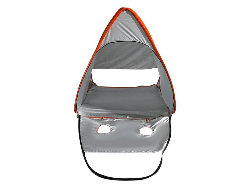 Barraca de armazenamento à prova de chuva com spray portátil pop-up