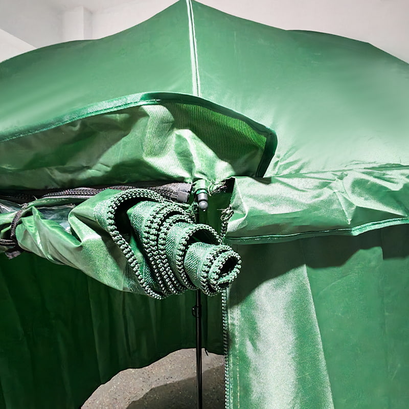 Guarda-chuva de dossel verde militar de 2,2M