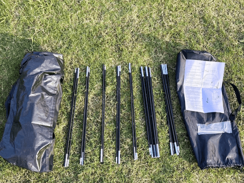 Tenda de armazenamento à prova de chuva para bicicletas com porta dupla Tenda de armazenamento à prova de chuva para bicicletas com porta dupla