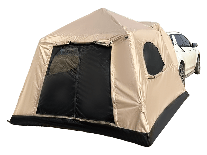Barraca de acampamento para carro montada na parte traseira
