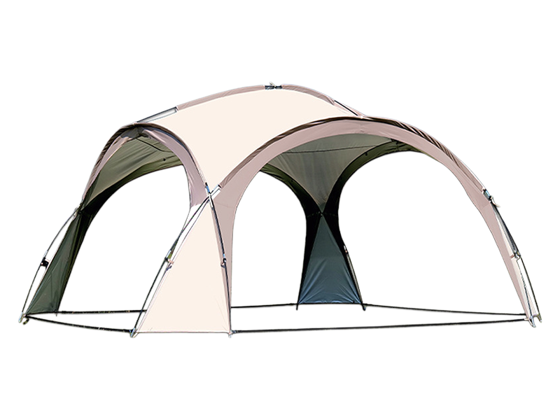 Tenda com cúpula ventilada para grande espaço