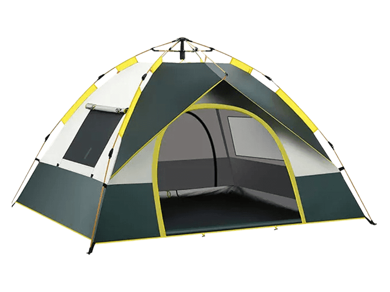 Tenda impermeável de porta dupla para acampamento ao ar livre