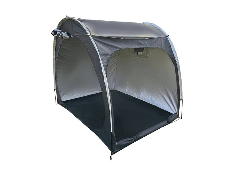 Tenda de armazenamento à prova de chuva para bicicletas com porta dupla Tenda de armazenamento à prova de chuva para bicicletas com porta dupla